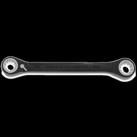 Proto Jsbv1618 Double Box Racheting Spline Wrench 1/2 X 9/16 JSBV1618